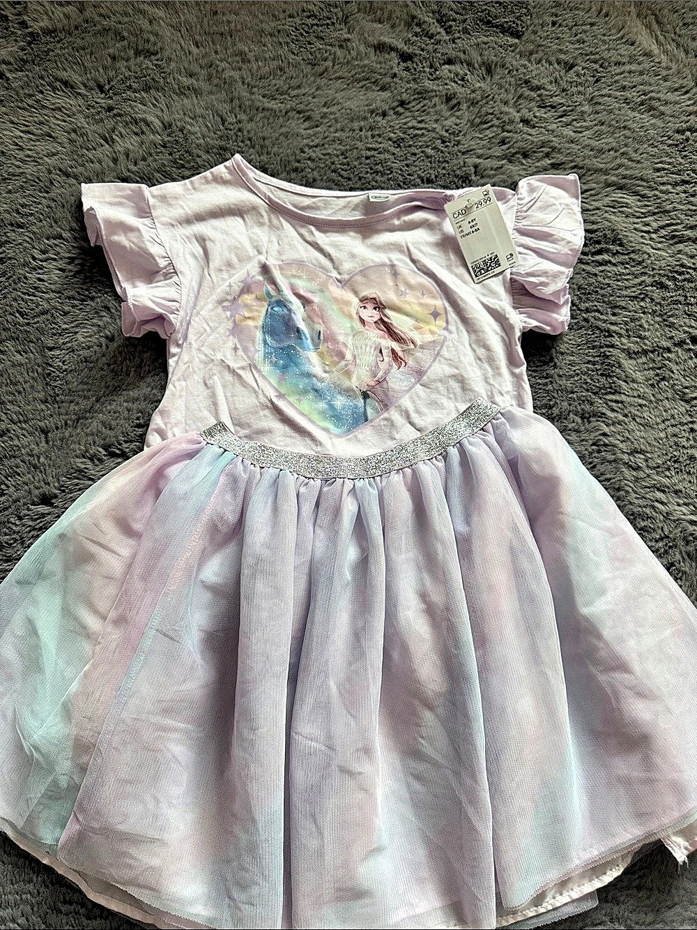 H&M Girls Party Dress in Pink & Blue